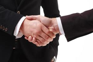 handshake of two businessmen photo