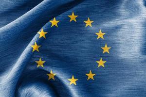 silk cotton Flag of European Union photo