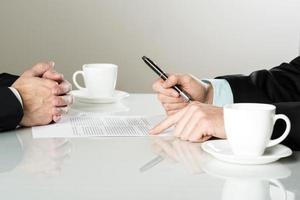 Business contract photo
