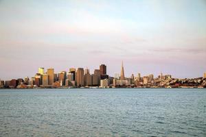 Downtown of San Francisco as seen from the bay photo