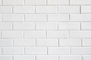 White brick wall with high resolution. photo