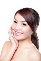 Skin Care woman with beauty face