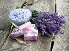 lavender sea salt and soap
