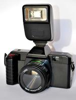 Máquina de fotografía antigua de 35 mm foto