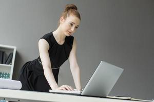 Young woman in the office