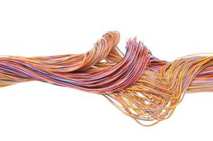 cable de red informática multicolor