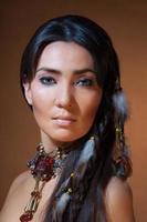portrait of American Indian woman photo