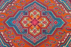 ornament of Central Asian carpet
