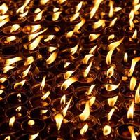 Butter lamps photo
