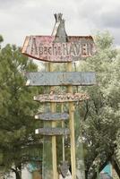 Apache roadside sign in New Mexico photo