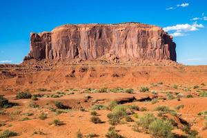 parque tribal del valle del monumento navajo, utah, estados unidos foto