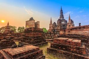 Parque histórico de Sukhothai, el casco antiguo de Tailandia