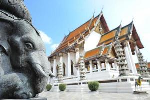 Wat Suthatthepwararam Temple in Bangkok, Thailand