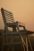 Lifeguard Chair at Sunrise