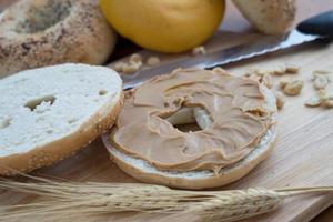 Bagel with Peanut Butter photo
