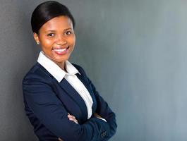 young african american businesswoman photo