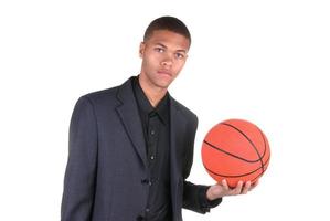 African American basket ball player