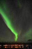 aurora boreal en el norte de noruega