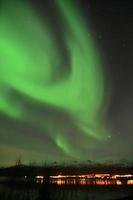 aurora boreal en el norte de noruega