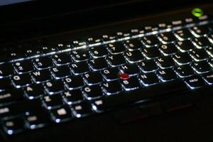 Backlit keyboard photo
