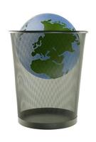 earth in trash