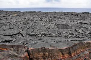 campo de lava, parque nacional de los volcanes de hawaii (estados unidos)