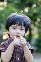 Asian cute little boy