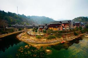 Asian village in China photo