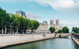Notre-Dame cathedral in Paris photo