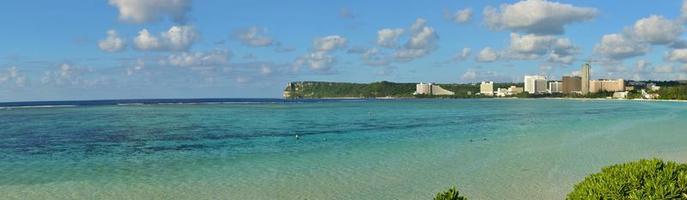 Tropical Island Beach Panorama photo