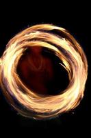 Fire Dancer Abstract photo
