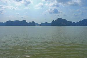 cat ba islands and rock formations vietnam
