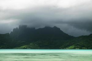 Bora Bora storm photo