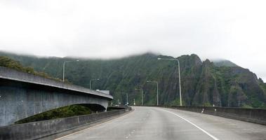 Interstate H-3 on Oahu, Hawaii photo