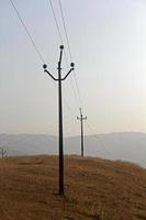 power line , India photo