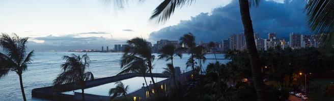 panorama de Waikiki foto