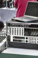 Mixing desk and equalizer, selective focus