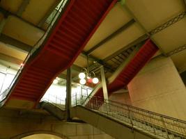 Paris France Metro Staircase