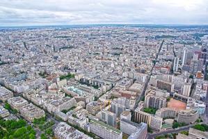 vista superior de París