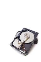 Hard Disk drives isolate on white background. photo