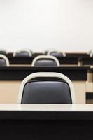 Chair in lecture room