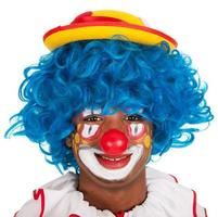 Portrait funny clown photo