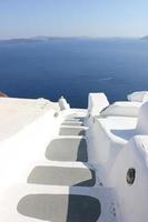 Steps into the sea @ Oia, Santorini photo