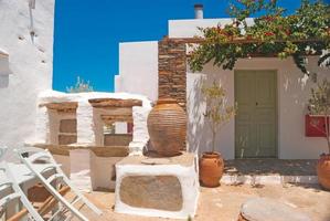 Casa tradicional griega en la isla de Sifnos, Grecia