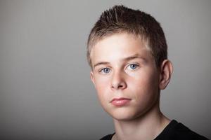 Young boy portrait photo