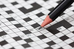crossword puzzle photo