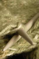 Close-up  knitting photo