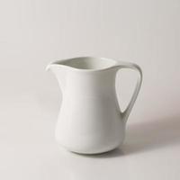 small white milk jug