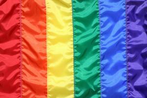 Rainbow flag photo