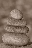 pile of zen stones photo